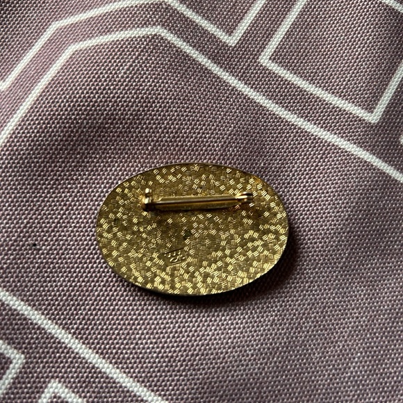 Fish and Crown Vintage Pin - Picture 3 of 3